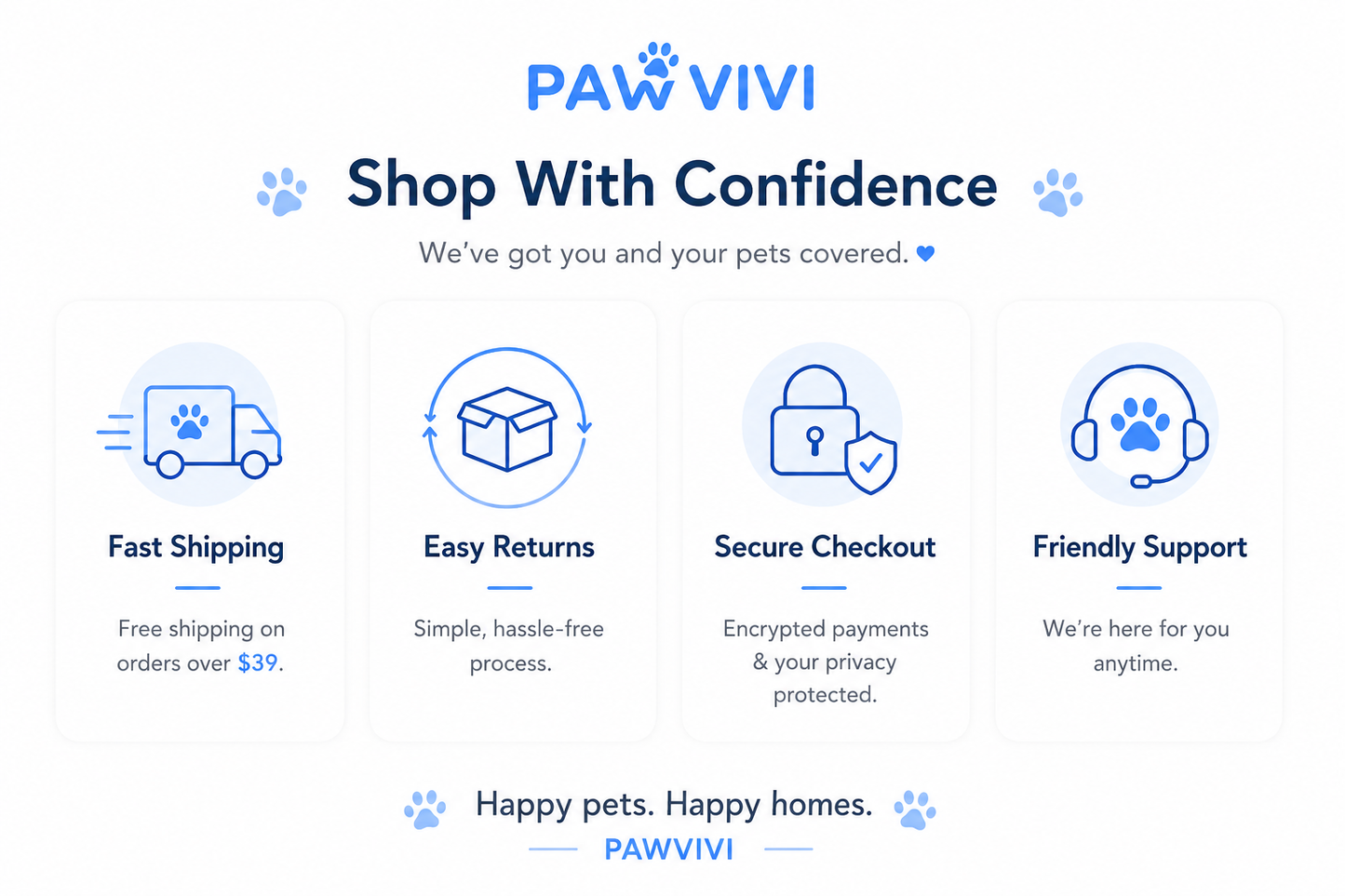 PAWVIVI Dog & Cat Teeth Cleaning Finger Wipes