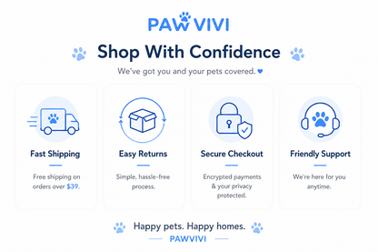 PAWVIVI Dog & Cat Teeth Cleaning Finger Wipes