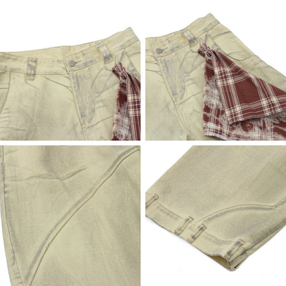 Detachable Bandana Wide-Leg Pants Loose Fit Harem Trousers Hip Hop Dance